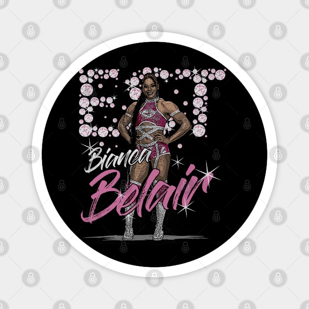 Bianca Belair Name Pose Magnet by MunMun_Design